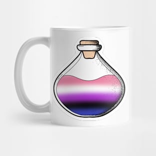 Genderfluid Pride Potion Bottle Mug